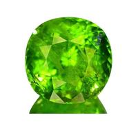 INDIA MADE Lab - Peridoto naturale non riscaldato certificato 6,25 Ratti non trattato con taglio a cuscino, gemma sciolta per uomini e donne - Certificato-B0C4HJPRHX