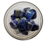 INDIA MADE Lapislazzuli blu naturale lucidato, 400 g, cristallo 15-25 mm, pietra preziosa per l'allentamento Reiki, pietre energetiche aura, pulizia per soldi, chakra, bilanciamento, ciottoli, vastu e