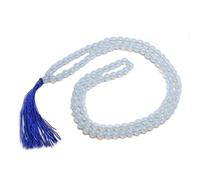 INDIA MADE Mala di opalite naturale attivata energizzata | L'opalite naturale Mala migliora la comunicazione a tutti i livelli e soprattutto Spiritual-B09RV9YXJ3