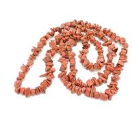 INDIA MADE Mala - Gemma naturale con cristalli di pietra rossa, gioiello alla moda, per Reiki easing, Vastu, Feng Shui, forza, prosperità.-B083M5Q27R