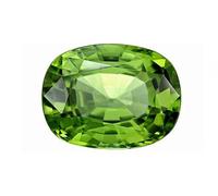 INDIA MADE Manu Gems - Pietra portafortuna di agosto, 15,00 ratti certificata, non riscaldata, non trattata, peridoto naturale di qualità A++, certificata in laboratorio, B09NZR5KTS, argento, zaffiro