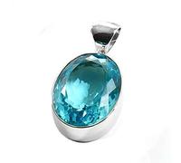 INDIA MADE Medaglione placcato argento con ametista Katela naturale di alta qualità certificata al 100% da 5,00 carati, qualità certificata in laboratorio, -B07Y9NPKZZ