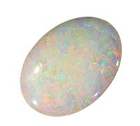 INDIA MADE Natural Fire Aa++ Qualità Ovale Bianco Astrologico 3.50 Ratti Opale Sfuso Gemstone-B0BBH4BBNV