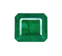 INDIA MADE Natural Untreatet B0DDHJ355Y - Smeraldo naturale A1+, qualità certificata 6,25 ratti/5,44 carati, verde panna, pietra preziosa sfusa