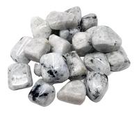 INDIA MADE Naturale energizzato per il rilascio di energia divina femminile pressione emotiva, ansia, tensione e promozione allentamento emotivo e pace interiore Rainbow Moonstone Tumble 200
