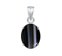 INDIA MADE Nvslp2325-B09J2V5MJN - Ciondolo in argento Sterling 925 con pietra preziosa astrologica naturale certificata Sulemani Hakik da 3,25 ratti o 3 carati