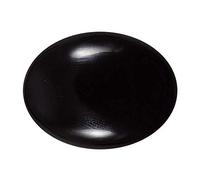 INDIA MADE Onice nero certificato naturale 4,25 Ratti a 15,25 Ratti gemma Haqiq ovale per la creazione di gioielli-B07Z1WWY3X