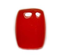 INDIA MADE Onice rosso certificato naturale da 7,25 a 9,25 Ratti gemma Haqiq forma rettangolare perline per la creazione di gioielli-B0826VNDKW