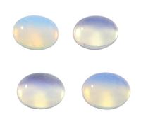 INDIA MADE Opale creato in laboratorio gemma 7x9 mm forma ovale 4 pezzi lotto all'ingrosso 7.55ct Gtc-404-B09SPZY6SK