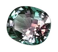 INDIA MADE Originale sciolto della pietra preziosa genuina dell'alessandrite naturale della miniera terrestre certificato per le donne e gli uomini S-B0D5V4BD5S