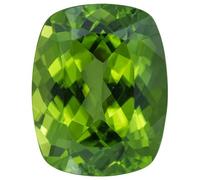 INDIA MADE Peridoto naturale non riscaldato certificato da 15,25 ratti, 14,00 carati, non riscaldato, qualità A++