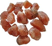 INDIA MADE Pietra del sole naturale di grado Aaa, pietre di cristallo grezzo per facilitare e meditare, confezione da 200 grammi, confezione da 4 a 8 cristalli naturali che si allentano a seconda