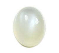 INDIA MADE Pietra di luna naturale ovale Chandrakanta gemma 3.84 Ratti 3.5 carati sciolto per la creazione di gioielli-B073B88SVJ