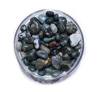 INDIA MADE Pietra di sangue 2 pezzi chakra naturale bilanciamento cristallo easing pietra - B07QZY2PYG