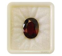 INDIA MADE Pietra Gomed / Hessonite Gomed certificata/Gomed 5,25 Ratti 4,26 carati gemma originale certificata naturale Hessonite granato pietra B0CVXG5BGG