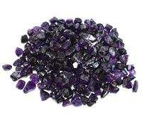INDIA MADE Pietra grezza di protezione grezza ametista 50 g per rimuovere l'energia negativa cristallo bilanciamento chakra pietra b07w37g3