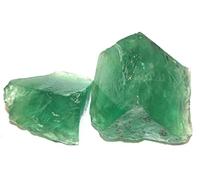INDIA MADE Pietra grezza grezza naturale di fluorite verde che facilita la meditazione di Vastu Reiki Crsytal Gemstones-B07TJDXGY2