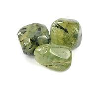 INDIA MADE Pietra grezza naturale di prehnite dell'epidoto burattato, confezione da 50 grammi -B099Z33PSD