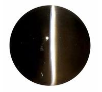 INDIA MADE Pietra occhio di gatto nera da 3 a 12,50 Ratti Black Cats Eye Stone originale certificata naturale non riscaldata forma ovale non trattata per Unisex-B0C6MXCD89