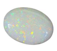 INDIA MADE Pietra opale 16,25 Ratti da 15,00 carati, fuoco naturale certificato Aa++ Qualità ovale bianco opale astrologico australiano sfuso-B0CCW5D82L, argento, zaffiro creato, argento, Zaffiro