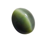 INDIA MADE , Pietra portafortuna Lehsuniya naturale da 3,25 ratti/2,98 ct, qualità super deluxe, originale, certificata occhio di gatto/occhio di gatto/ketu preziosa pietra preziosa sfusa-B092GCRH6L