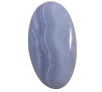 INDIA MADE Pietra preziosa allentata naturale ovale 29.95Cts Qc63-B09C6CVM7D dell'agata del merletto blu