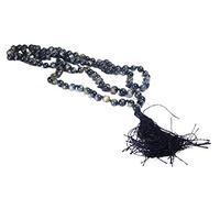 INDIA MADE Pietra preziosa naturale dell'occhio di gatto Mala-B08WRS8P1X