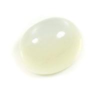INDIA MADE Pietra preziosa naturale di pietra di luna lattea di cristallo 2,25 Ratti per gli uomini e le donne-B0BZDJ2MXD, Argento, Zaffiro sintetico