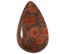 INDIA MADE Pietra preziosa naturale sfusa di diaspro rosso 25 ct Om35-B09BNNH397