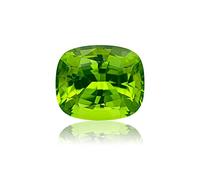 INDIA MADE Pietra preziosa peridoto naturale certificata da 7,55 carati da laboratorio certificata per donne e uomini S-B0DKC14B8M