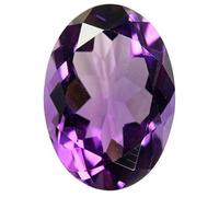 INDIA MADE Pietra preziosa sciolta di Kathela dell'ametista naturale viola 9,25 Ratti per gli uomini e le donne-B08MC61RB2