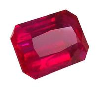 INDIA MADE Qualità Birmania Rubino Manik 9.00 Ratti Birthstone originale non riscaldata non trattata (Lab - approvato) Forma quadrata Aaaa+ gemma eccellente taglio quadrato -B0DPMMJZ9W, argento