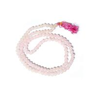 INDIA MADE Quarzo Rosa Naturale Potere 8 Mm Mala Rosario-B0822SX7FV