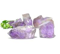 INDIA MADE Raw - Pietra grezza da 250 g, pietra naturale di cristallo per bilanciamento Reiki Chakra (ametista brasiliana) -B07MT9QVRQ