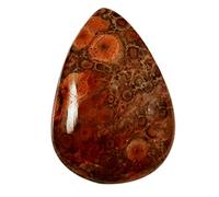 INDIA MADE Red Poppy Jasper Pera naturale sciolto gemma 21.45Cts Qa79-B09BR62HM2
