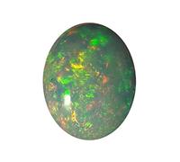 INDIA MADE S-B0C1921KSV - Opale astraliano naturale di forma ovale, 6,25 ratti/5,70 carati, con certificazione in laboratorio, per uomini e donne