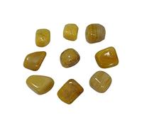 INDIA MADE Set di pietre preziose naturali di quarzo dorato da 70 grammi per facilitare la correzione di Reiki e Vastu.-B0B9HT1YR3