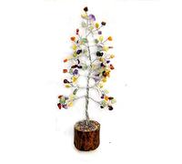 INDIA MADE Sette Cristalli Naturali Chakra 100 Chips Foglia Gemme Albero Per Reiki easing-B08MPY7BK6