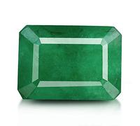 INDIA MADE Smeraldo naturale originale certificato da 13,00 carati, pietra preziosa miniera brasiliana panna-B0DM66G2B3