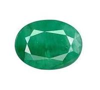 INDIA MADE Smeraldo zambia 7,25 ratti, 6,00 carati, (smeraldo brasiliano panna), gemma naturale certificata di qualità Aa++ (pietra Panna) -B0D1VK7RHG, argento, zaffiro artificiale, argento, Zaffiro