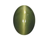 INDIA MADE Stoneflex B0DM9452WB, gemma occhio di gatto da 14,25 carati, pietra preziosa occhio di gatto (Ketu) originale certificata - B0DM9452WB, argento, zaffiro sintetico, argento, Zaffiro