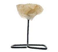 INDIA MADE Supporto in cristallo naturale grezzo per Reiki easing e Fengshui (forme assortite) (10 x 6 cm circa) (citrino) -B0CJLC718G