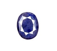 INDIA MADE Zaffiro blu da 10,55 ratti Ceylon Neelam certificato qualità naturale Aa+ gemma per uomini e donne-B0BZ8Z1BS6, Argento, Zaffiro sintetico