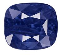 INDIA MADE Zaffiro blu naturale da 3,25 ratti, 2,22 carati, con carta certificata in laboratorio, pietra di zaffiro blu naturale originale Neelam/Nilam, per uomini e donne, S-B0CMDD33GK