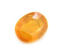 INDIA MADE Zaffiro giallo di Ceylon non riscaldato da 2,75 carati, pietra Pukhraj da 3,25 ratti, non riscaldata, pietra preziosa naturale certificata originale per uomini e donne-B0BBN4BK1N, argento