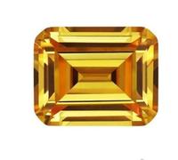 INDIA MADE Zaffiro giallo di Ceylone non riscaldato non trattato pietra originale certificata 5,25 Ratti - 4,60 carati gemma naturale per uomini e donne-B0CLVJ6242, Argento, Zaffiro sintetico