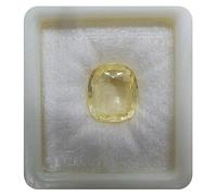 INDIA MADE Zaffiro giallo naturale da 11,25 carati, pietra della nascita Pukhraj non riscaldata estratta non trattata/Rashi Ratan/Zaffiro giallo Aaa++, qualità certificata in laboratorio-B0CFB8TBTB