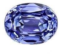 INDIA MADE Zircone blu 6.25 Ratti Certificato Gemma Naturale - B07F1X38P4