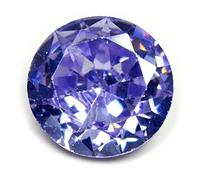 INDIA MADE Zircone cubico certificato in laboratorio rotondo 5,25 carati viola per la creazione di gioielli qualità Aaa-B073DZW4F2