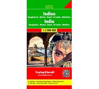 India-Nepal 1:2.500.000: Wegenkaart 1:2 750 000